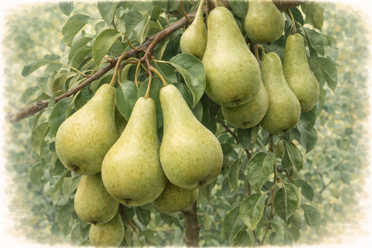 Груша колоновидная "Богатырь"